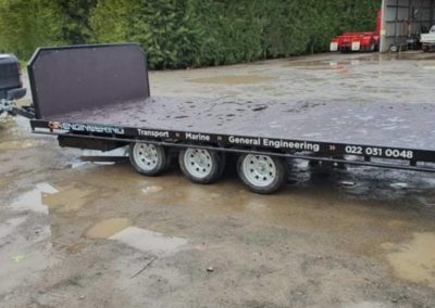 Custom built 3-axel trailer